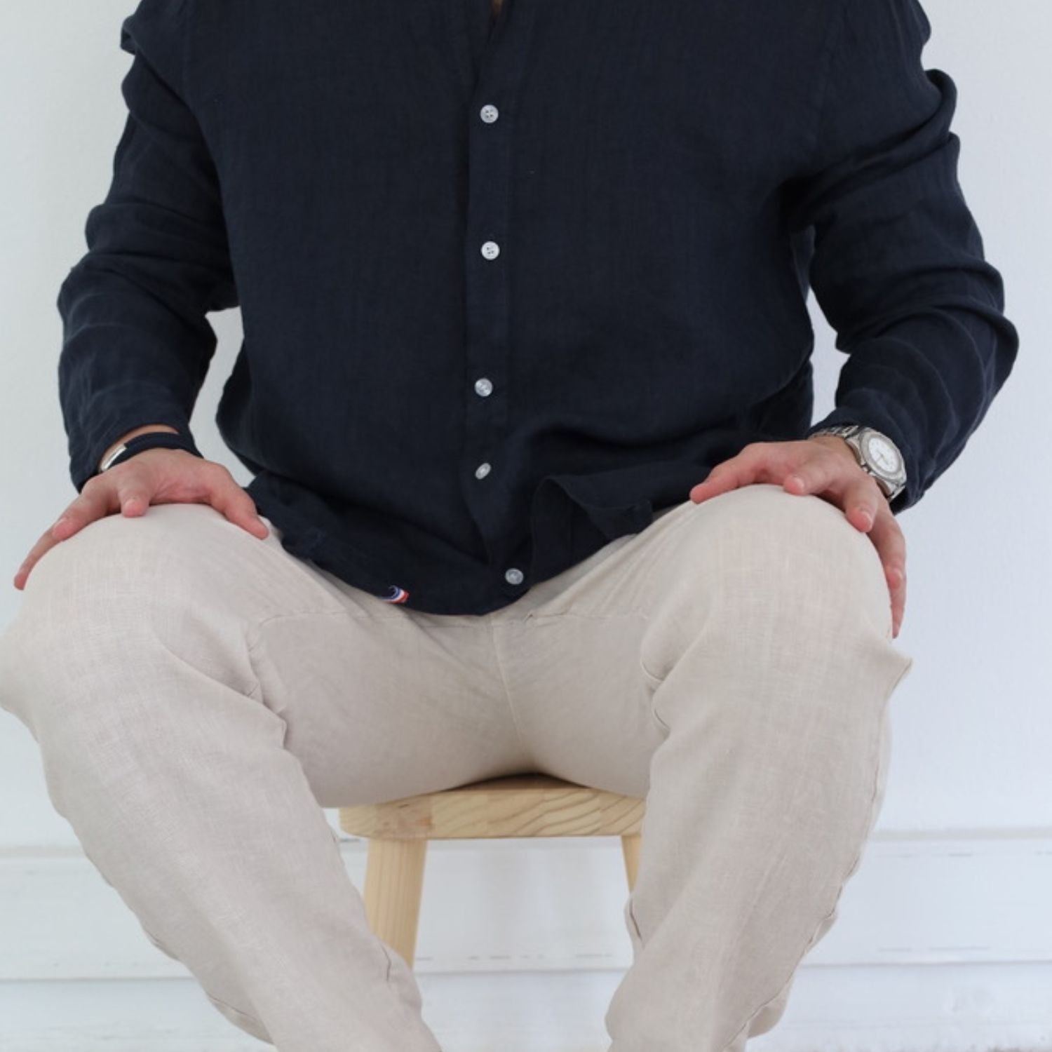 Lino Shirt - Navy
