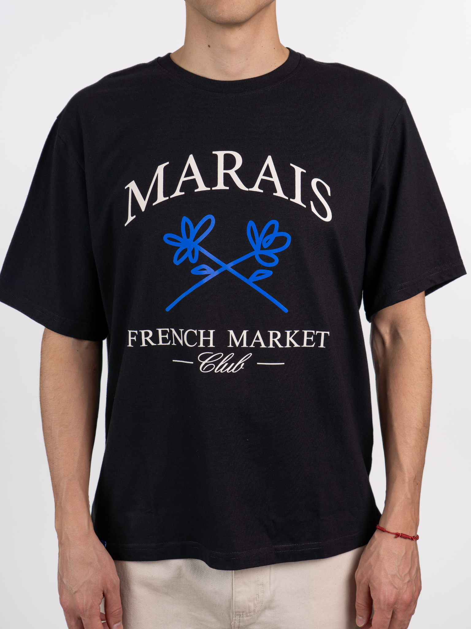 Marais French Club T-Shirt Black
