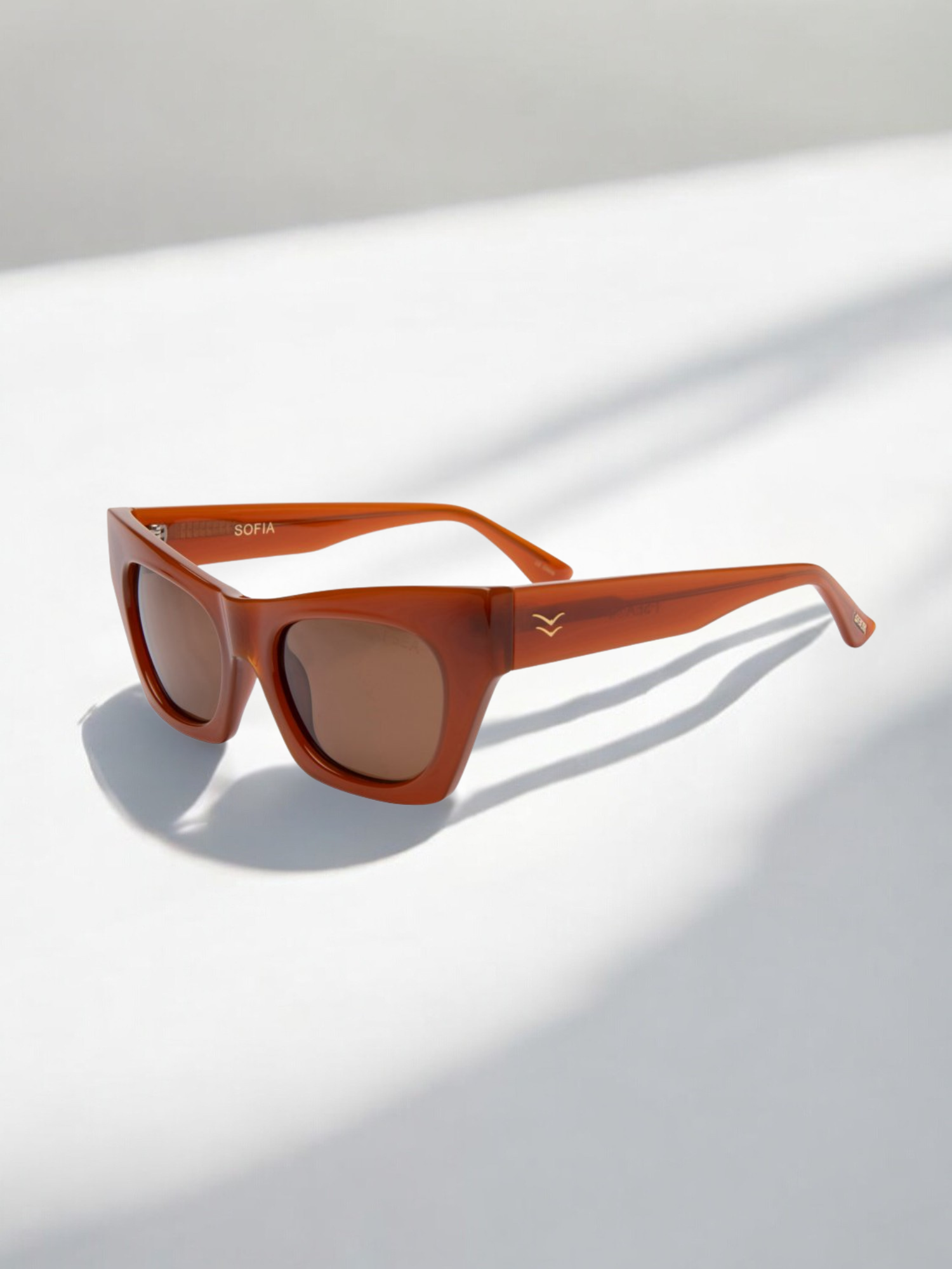 Anteojos Sofia - Ink / Smoke Polarized Lens