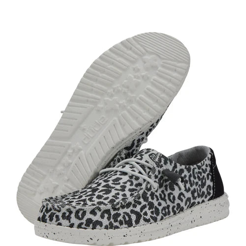 Zapatilla Wendy Leopard Mujer - Black/Grey