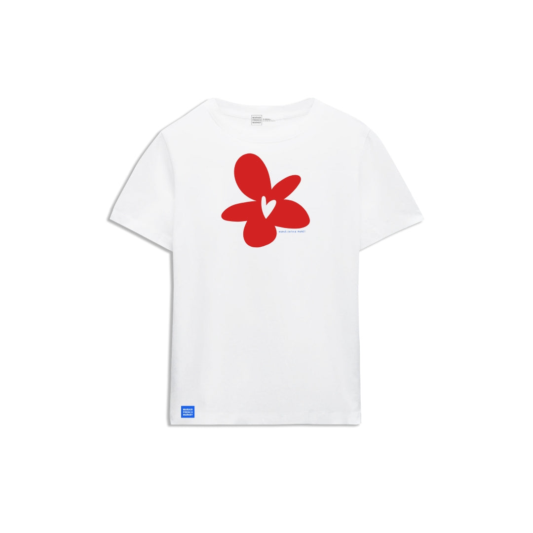 Marais Fleur T-Shirt Mujer White