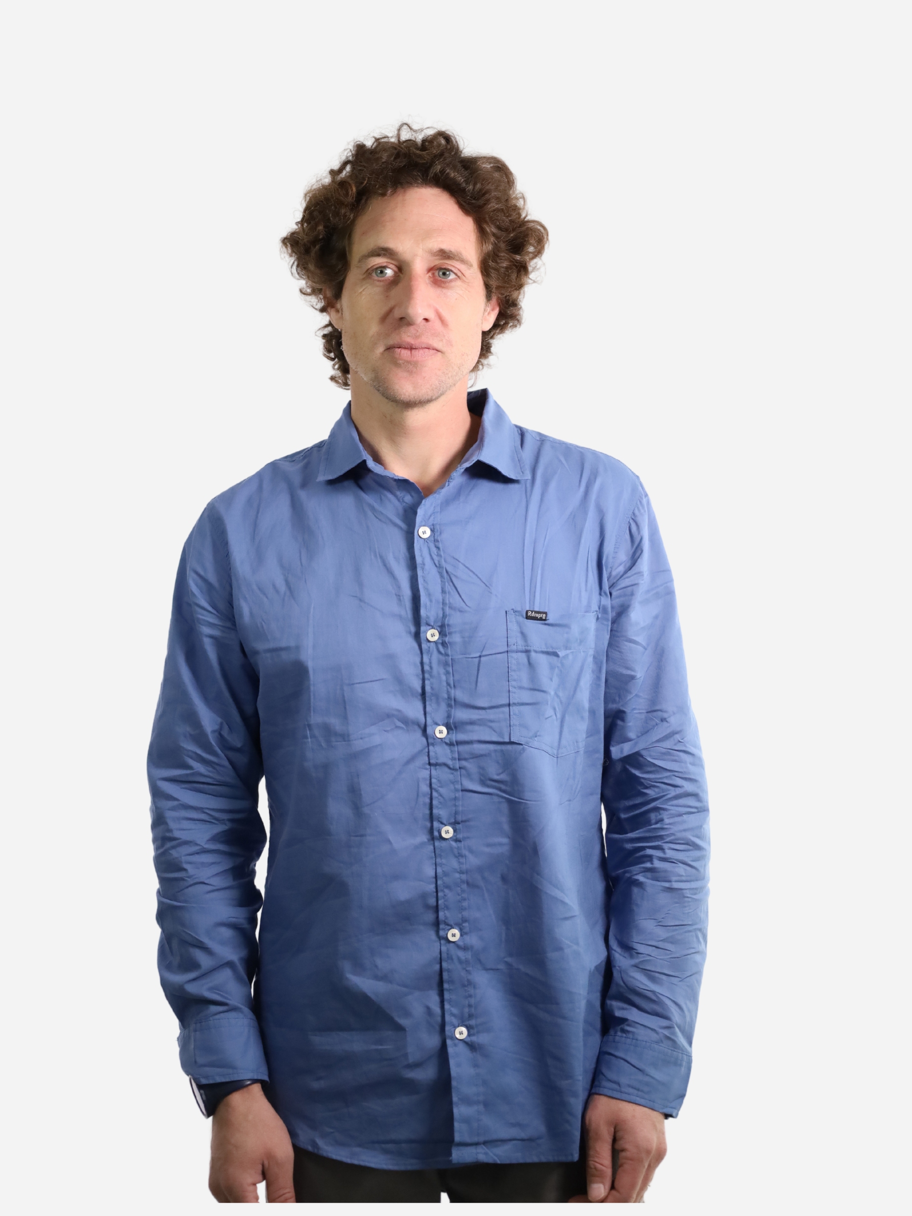 Camisa Cotton - Blue