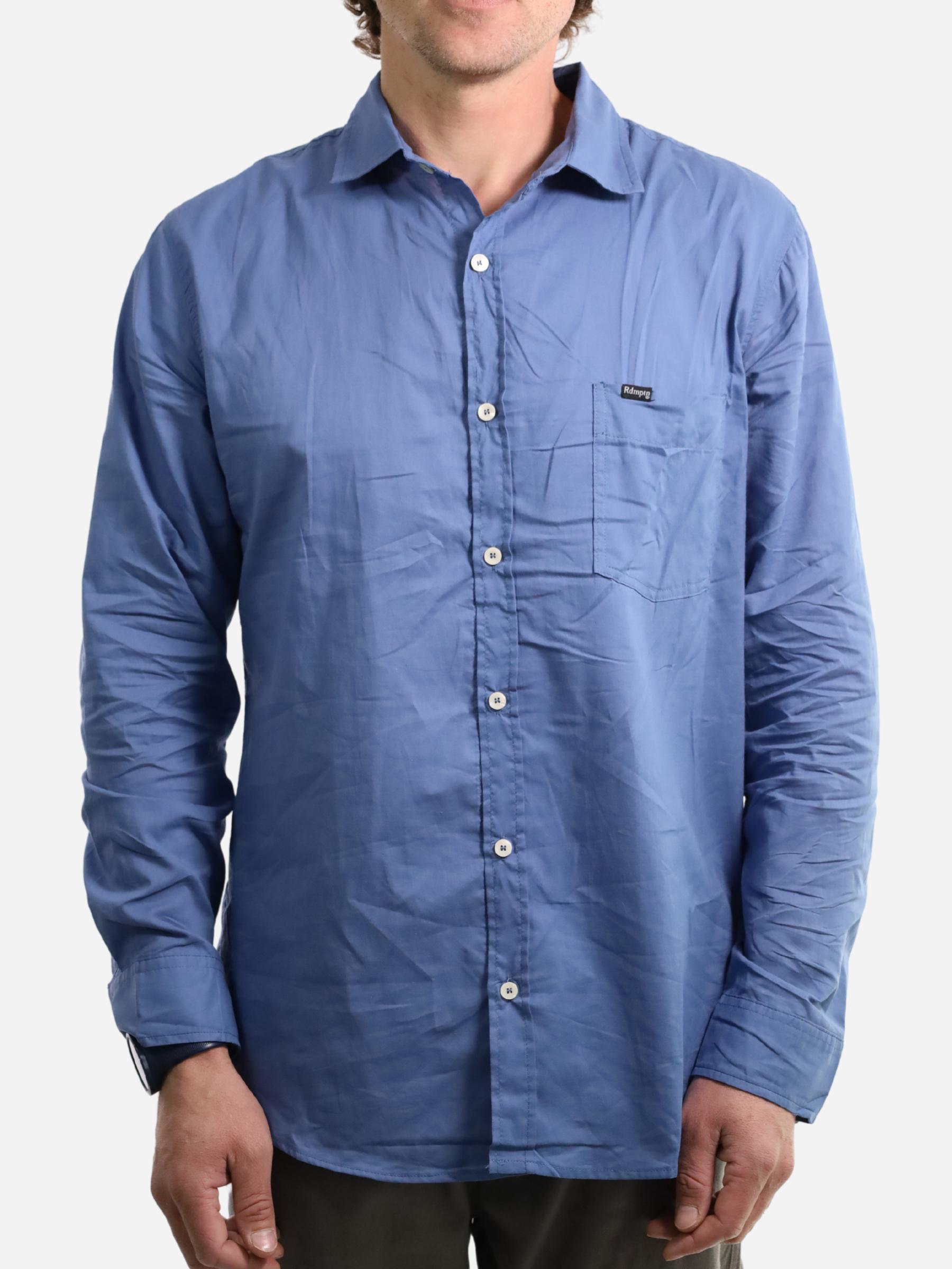 Camisa Cotton - Blue