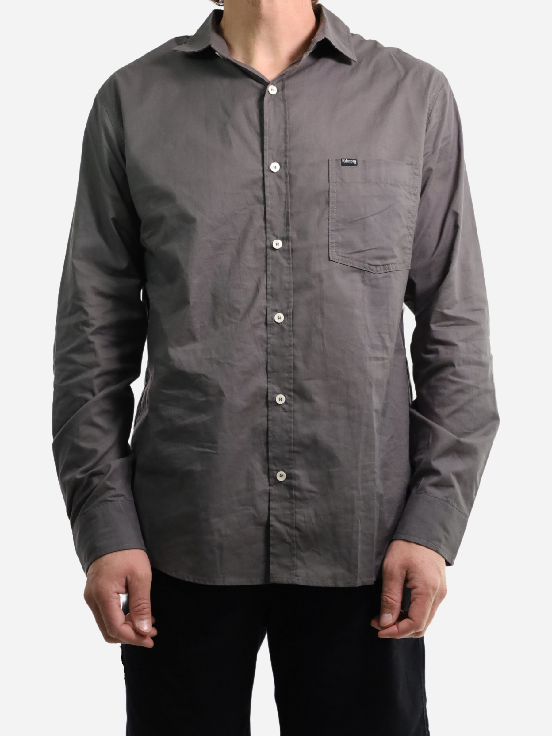 Camisa Cotton Liviana - Charcoal