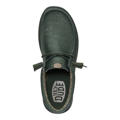 Zapatilla Wally Stretch Canvas Hombre - Deep Green