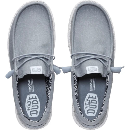 Zapatilla Wally Stretch Canvas Hombre - Light Grey