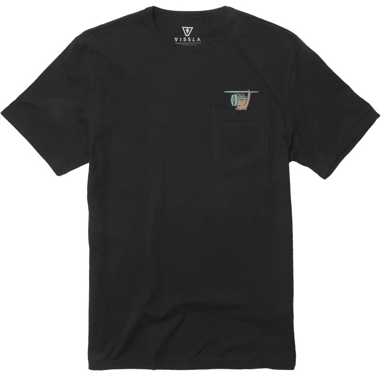 Da Fin Stoked Out Organic Pocket Tee Phantom
