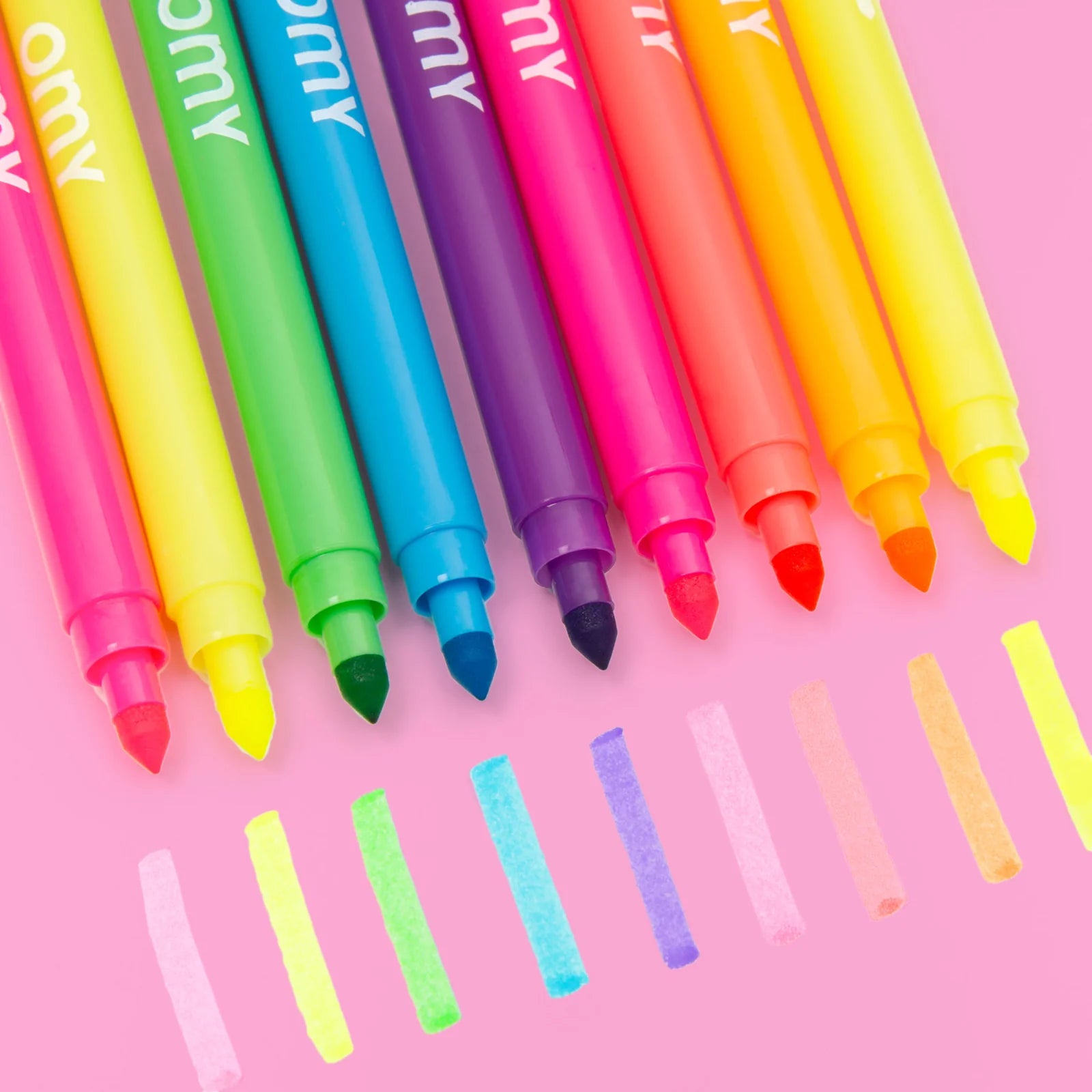 Set of 9 Neon Markers