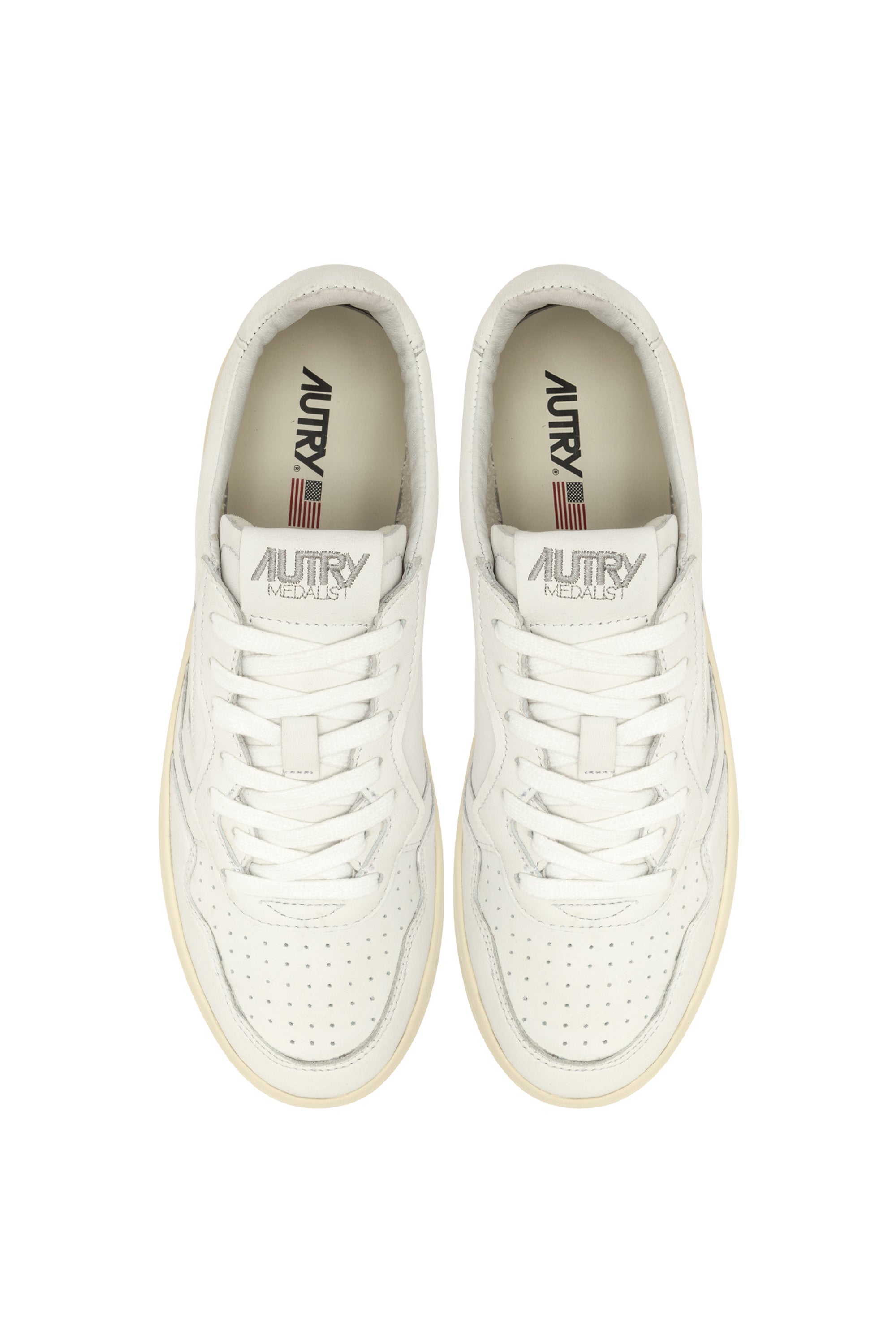 Medalist Low Wom Leat/Leat - Wht/Wht 04