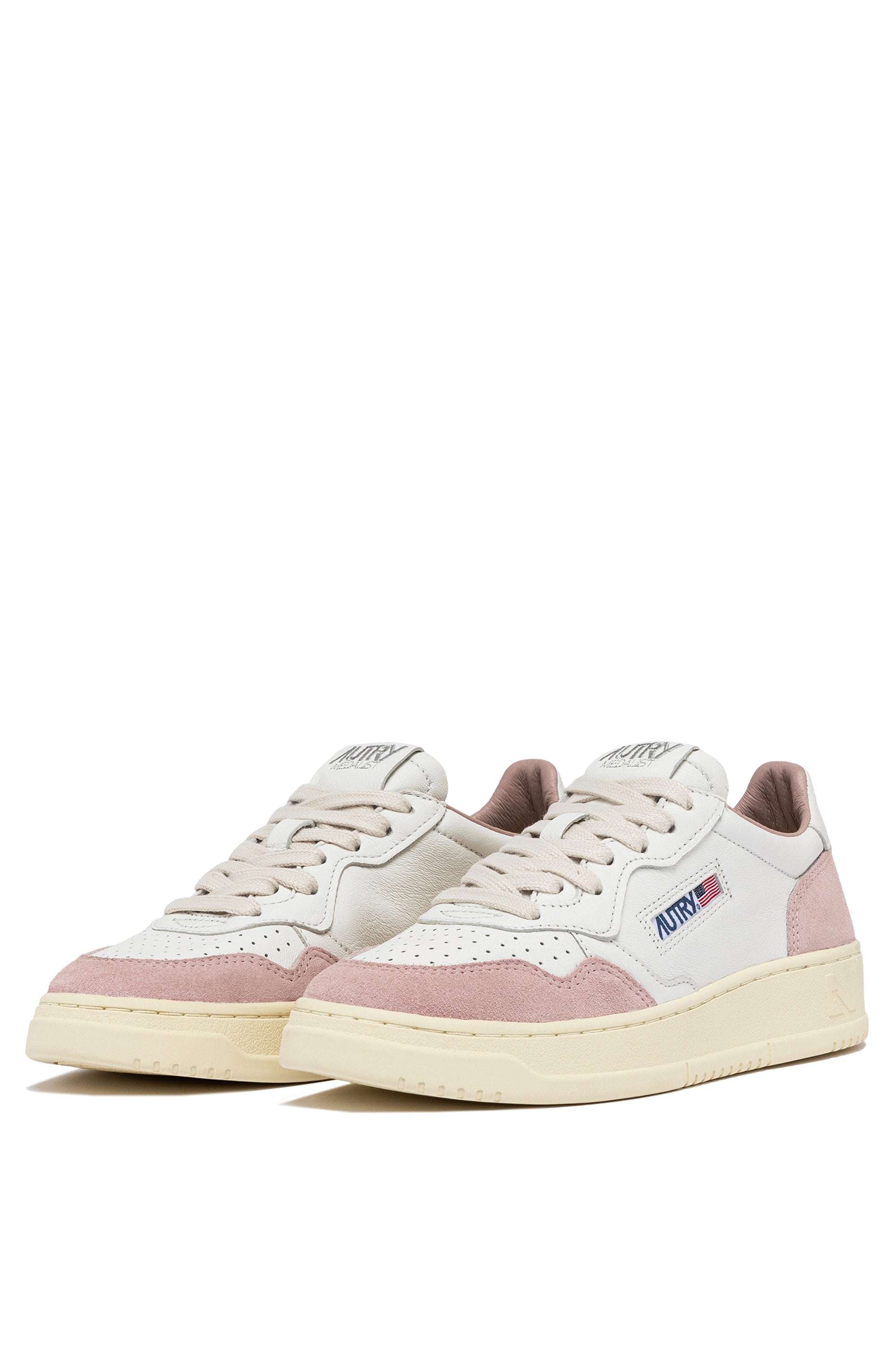 Medalist Low Wom Leat/Suede - Wht/Gold