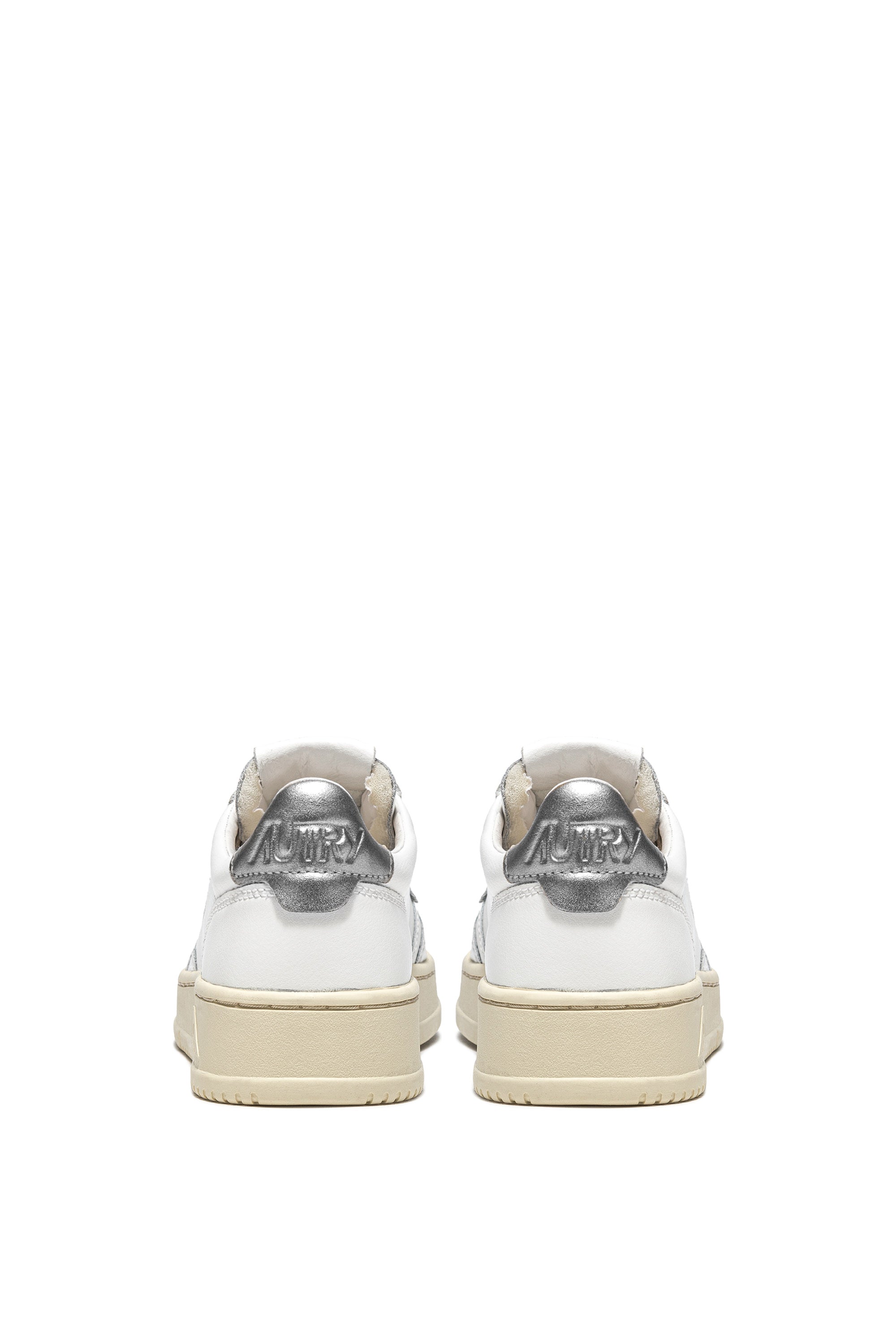 Zapatilla Autry Medalist Low Wom Leat/Leat - Wht/Silver 05