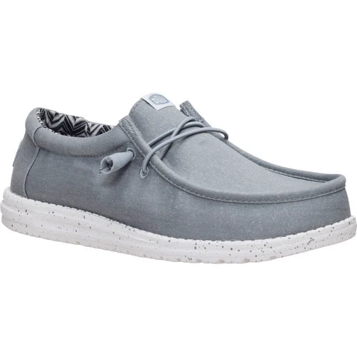 Zapatilla Wally Stretch Canvas Hombre - Light Grey