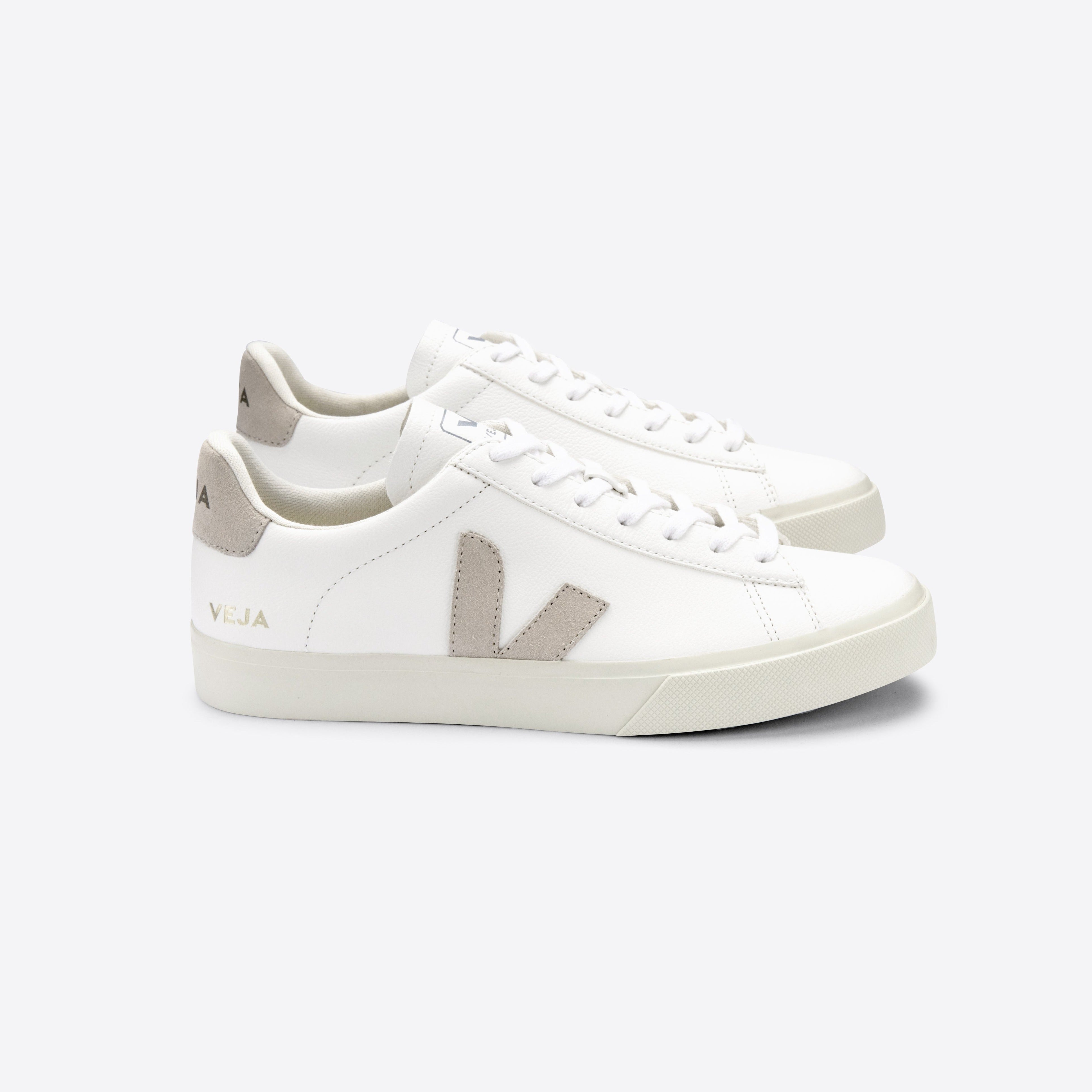Zapatillas Veja Campo Extra White Natural Suede