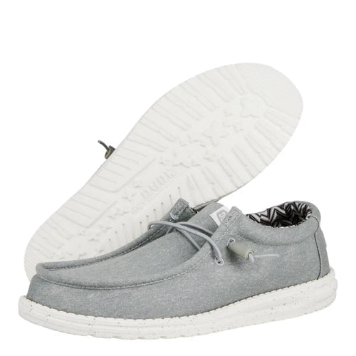 Zapatilla Wally Stretch Canvas Hombre - Light Grey