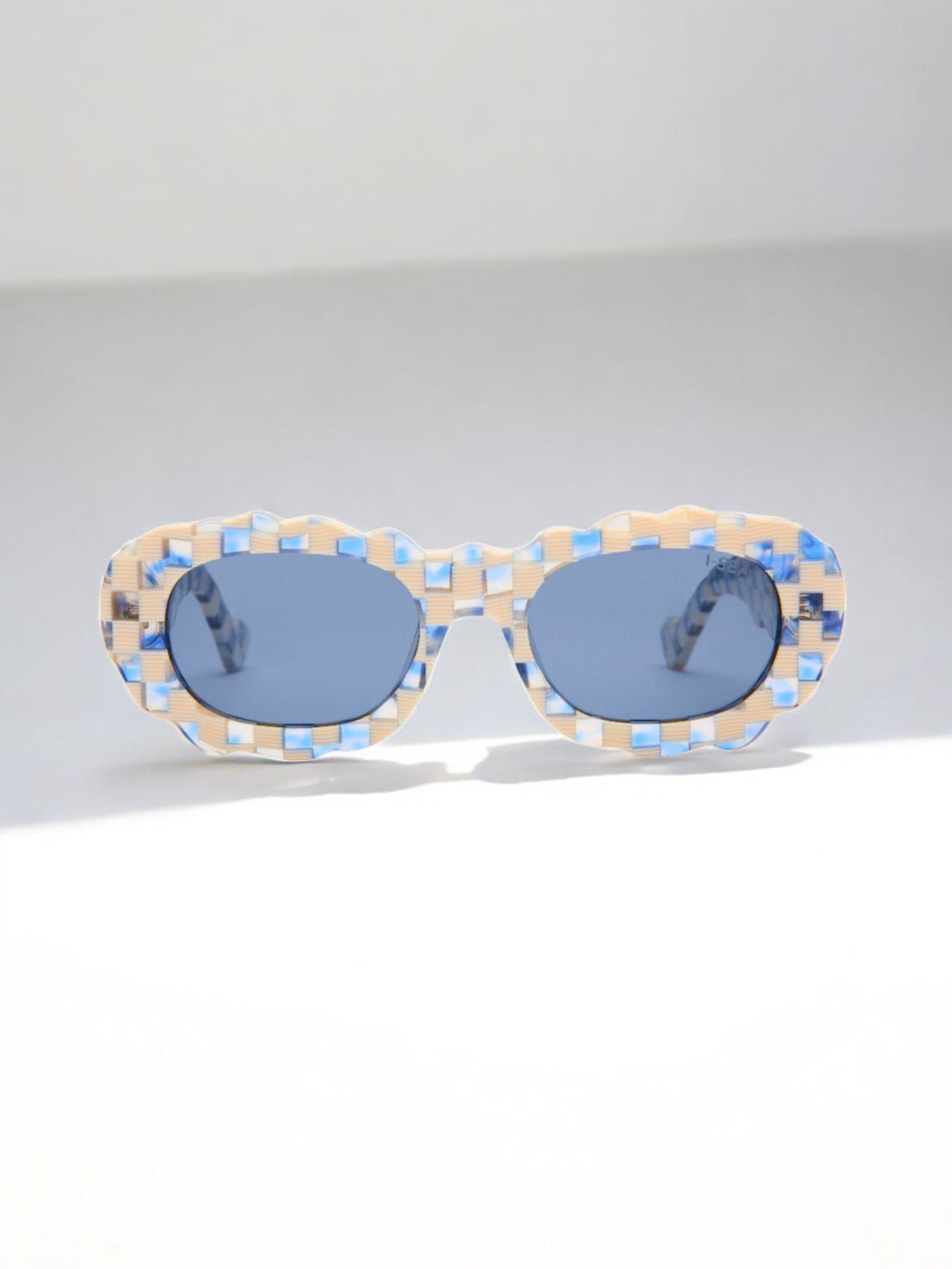 Cloud 9 - Check / Navy Polarized Lens
