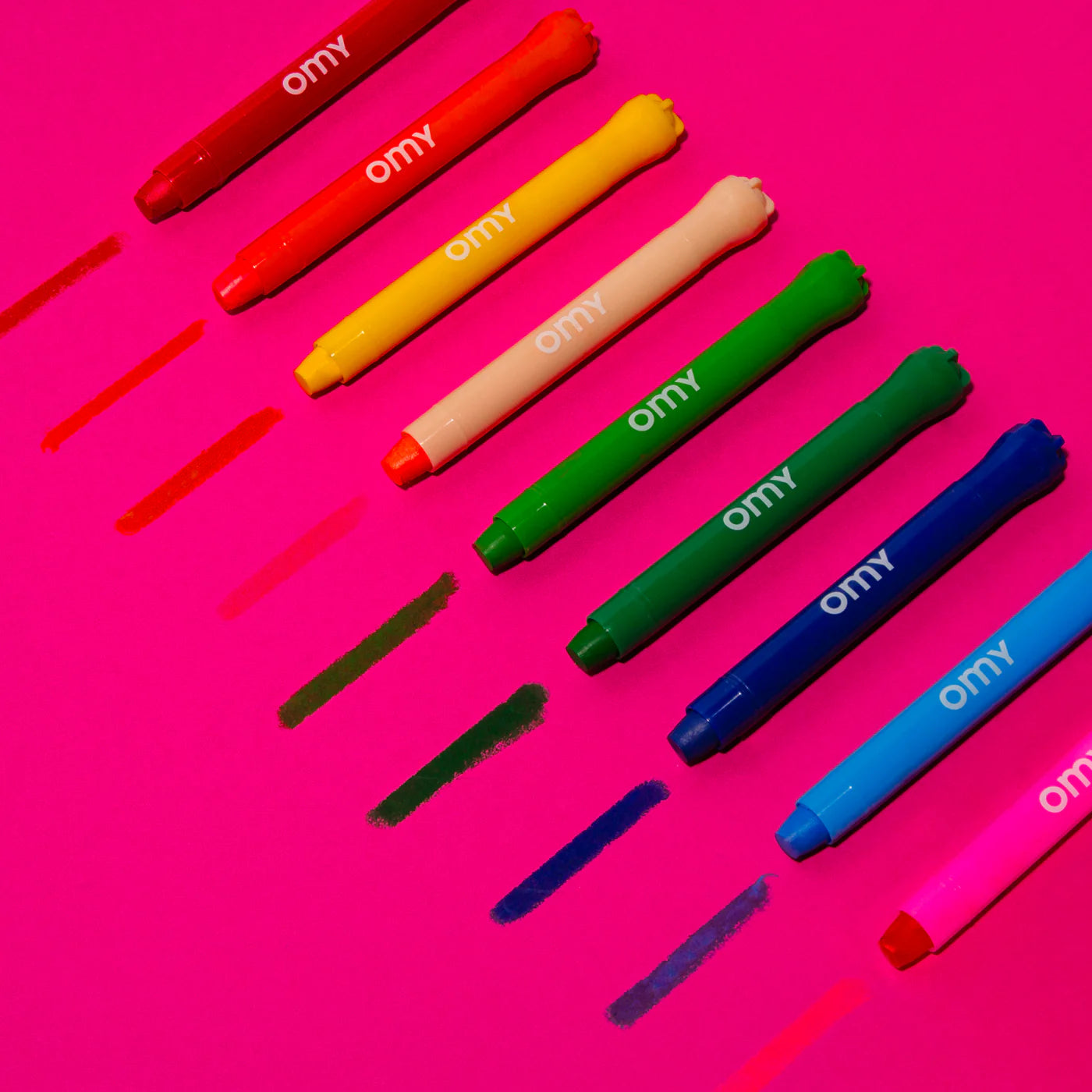 Pack of 9 Gel Crayons