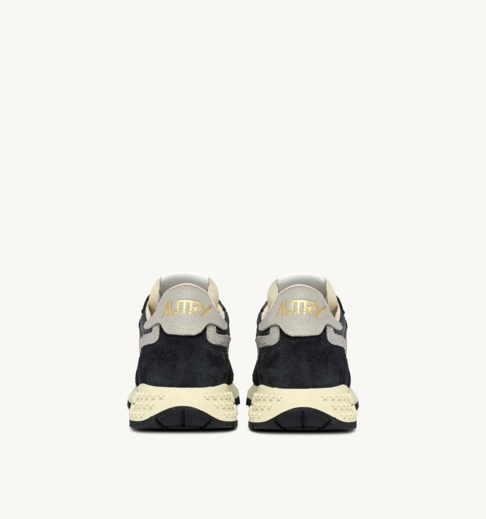 Zapatilla Autry Reelwind Low Sneakers - Black Nylon And Suede