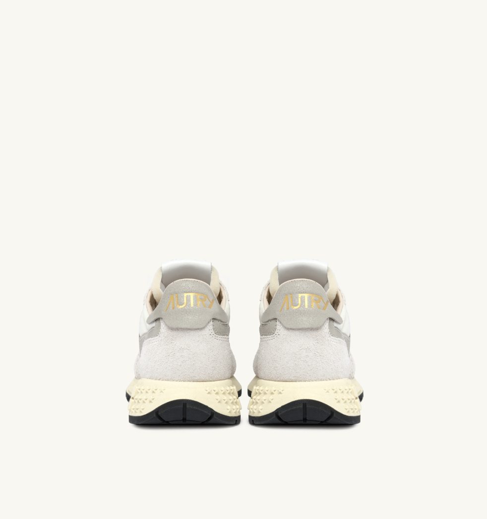 Zapatilla Autry Reelwind Low Sneakers - Beige Nylon And Suede