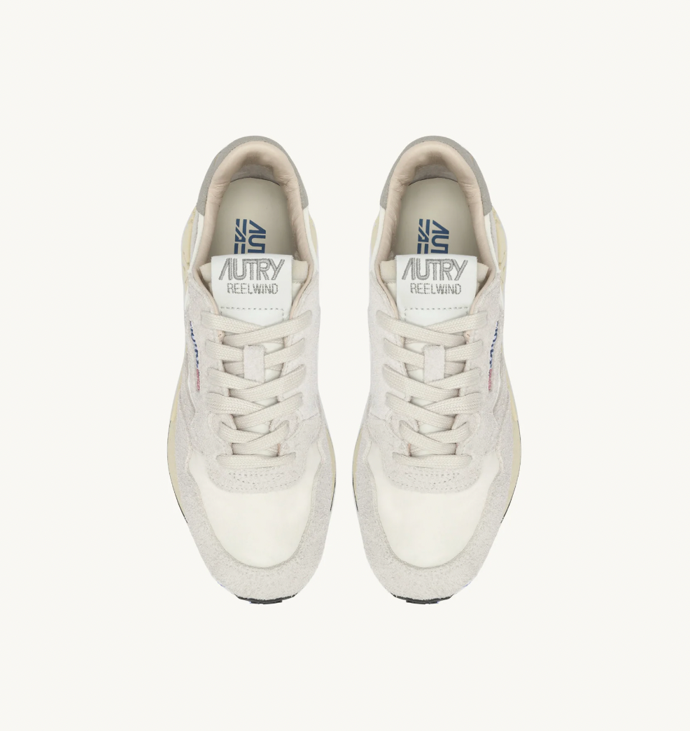 Zapatilla Autry Reelwind Low Sneakers - Beige Nylon And Suede