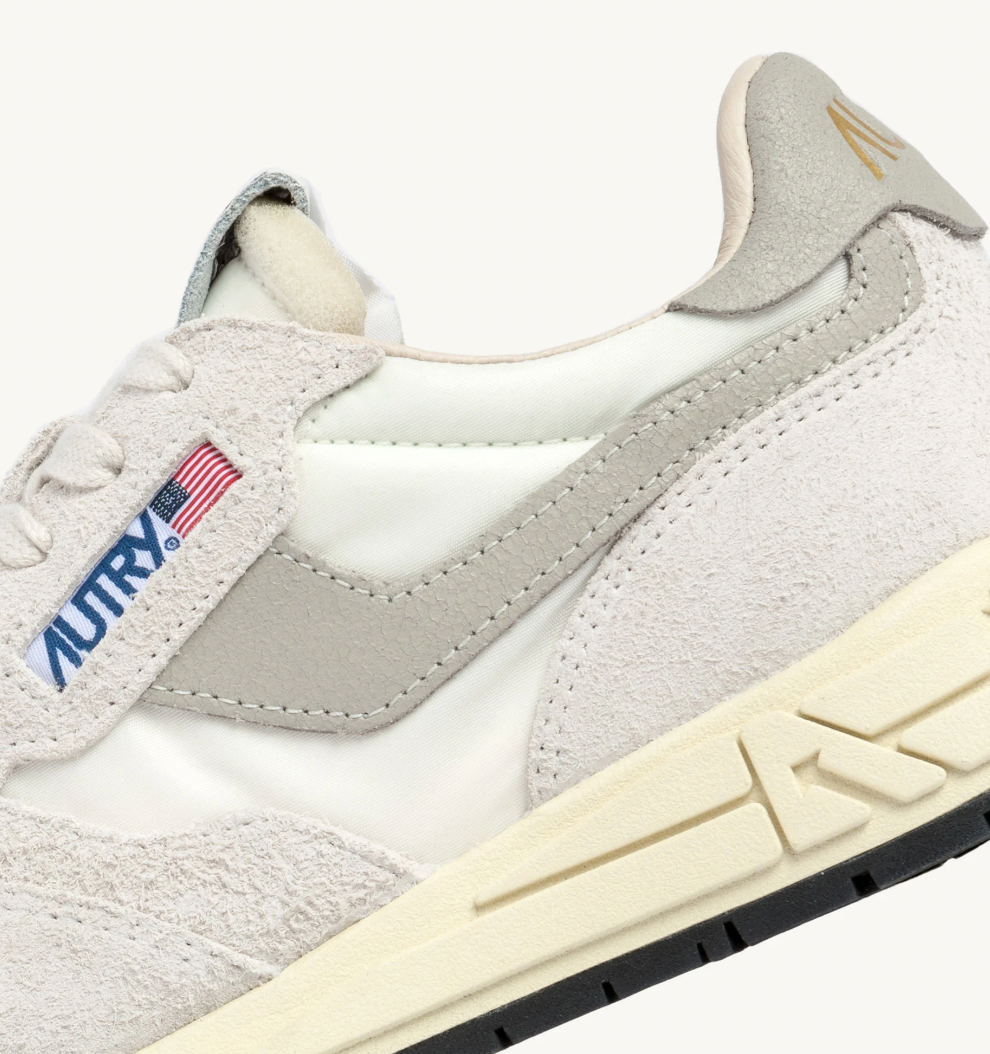 Zapatilla Autry Reelwind Low Sneakers - Beige Nylon And Suede