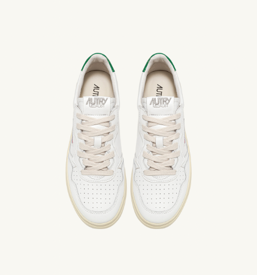 Medalist Low Wom Leat/Leat - Wht/Green 23