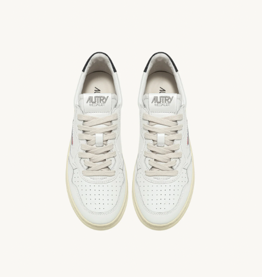 Medalist Low Man Leat/Leat - Wht/Black