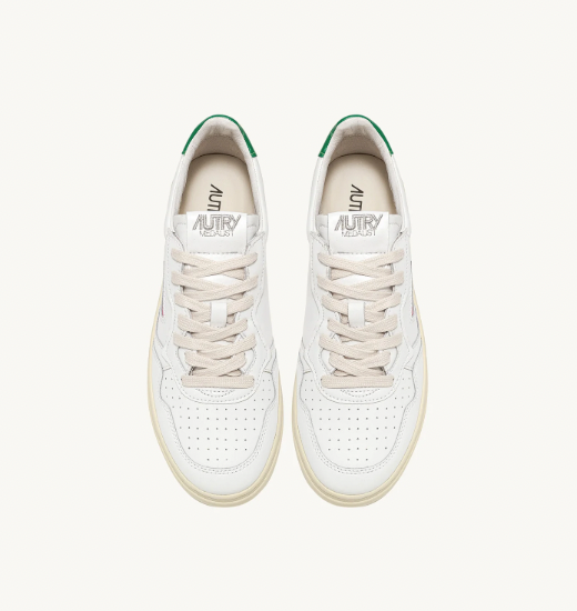 Medalist Low Man Leat/Leat - Wht/Green