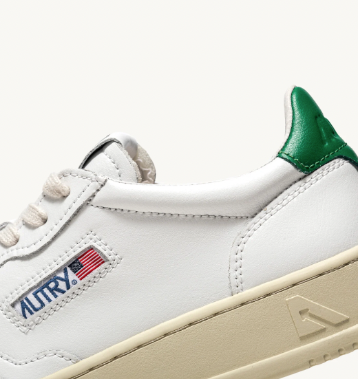 Medalist Low Man Leat/Leat - Wht/Green
