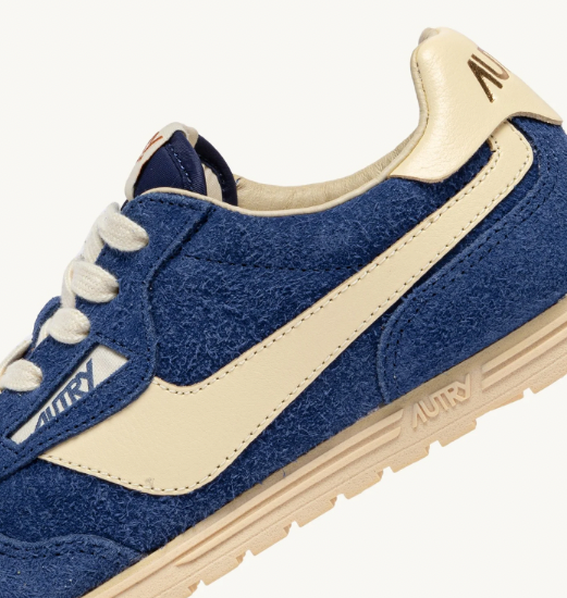 Zapatilla Autry Windspin Low Wom Suede/Leat - Infin/Rut