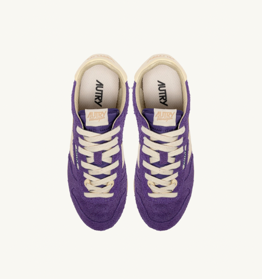 Zapatilla Autry Windspin Low Wom Suede/Leat - Violet/Rut