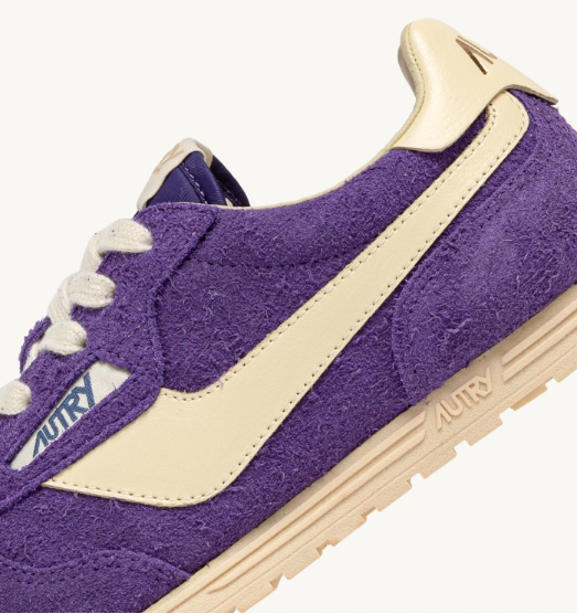 Zapatilla Autry Windspin Low Wom Suede/Leat - Violet/Rut