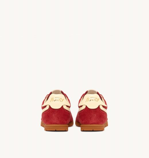 Zapatilla Autry Windspin Low Wom Suede/Leat - Red/Rut