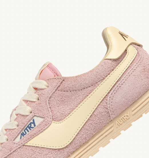 Zapatilla Autry Windspin Low Wom Suede/Leat - Rose/Rut