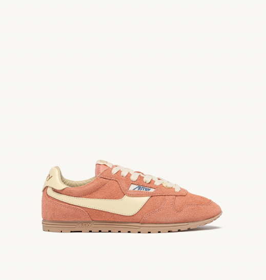 Zapatilla Autry Windspin Low Wom Suede/Leat - Damasc/Rut