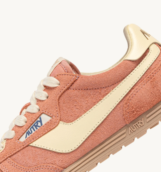 Zapatilla Autry Windspin Low Wom Suede/Leat - Damasc/Rut