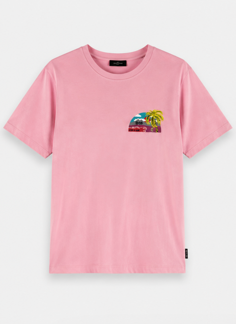 Organic Cotton Scotch & Soda Tee – Maison Horizon Pink