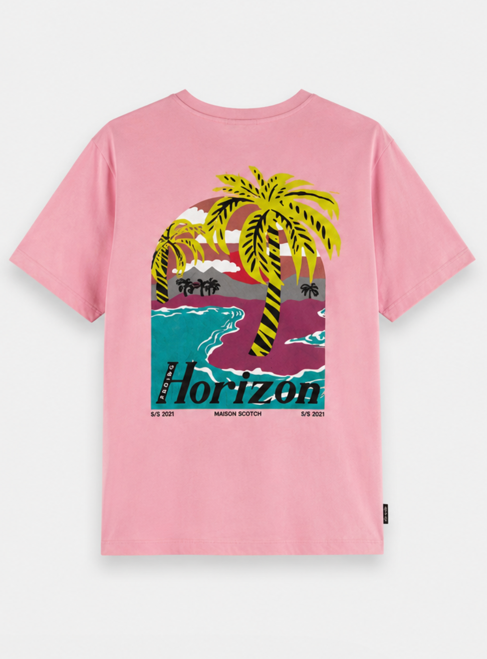 Organic Cotton Scotch & Soda Tee – Maison Horizon Pink