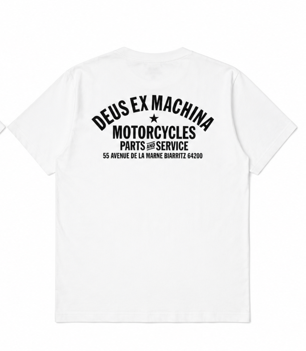 Deus Logo T-Shirt - White
