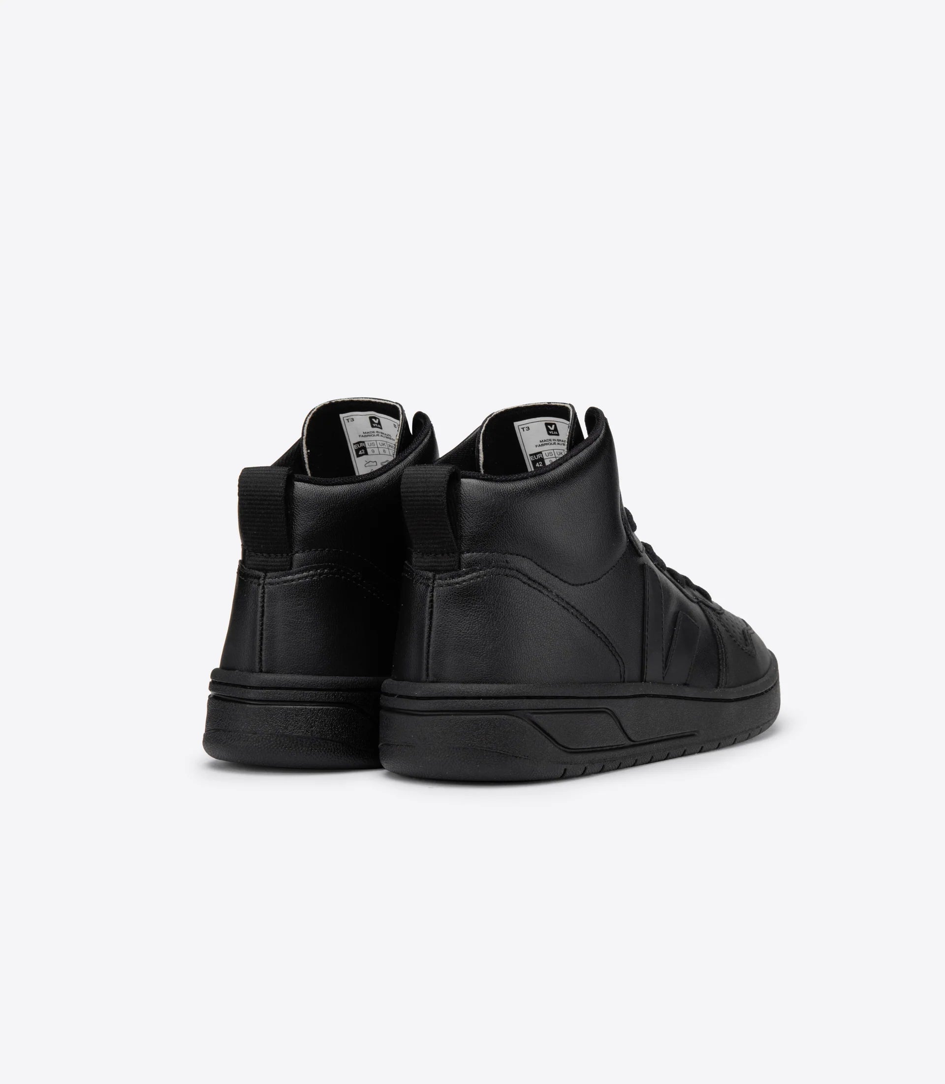 Zapatillas Veja V-15 Leather Full Black
