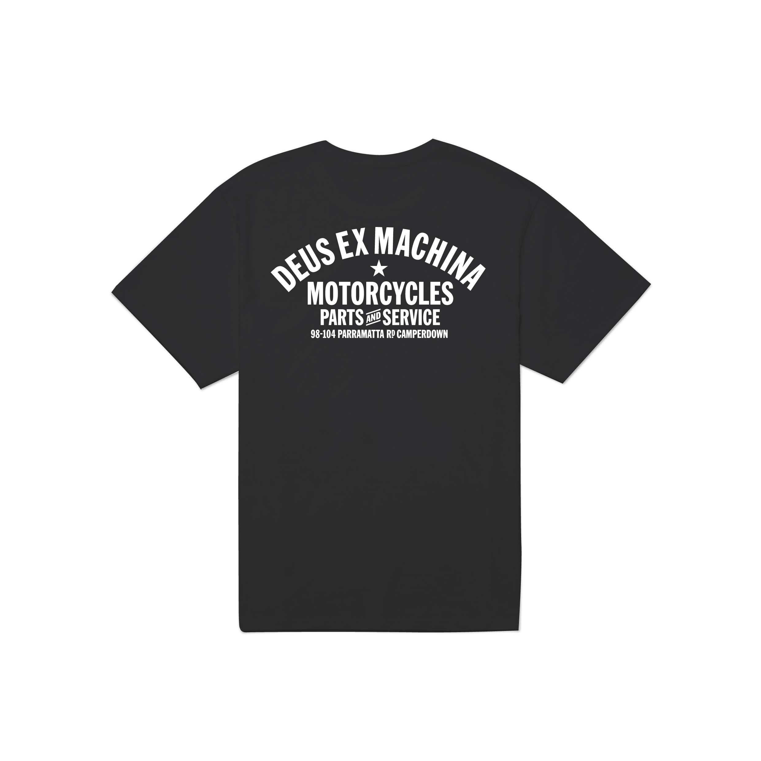 Deus black motorcycle t-shirt