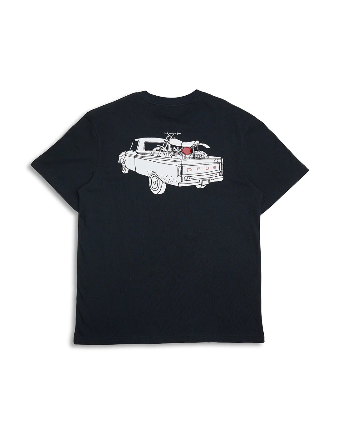 Polera Deus Ex Machina Carby Pickup Graphic Tee Negra