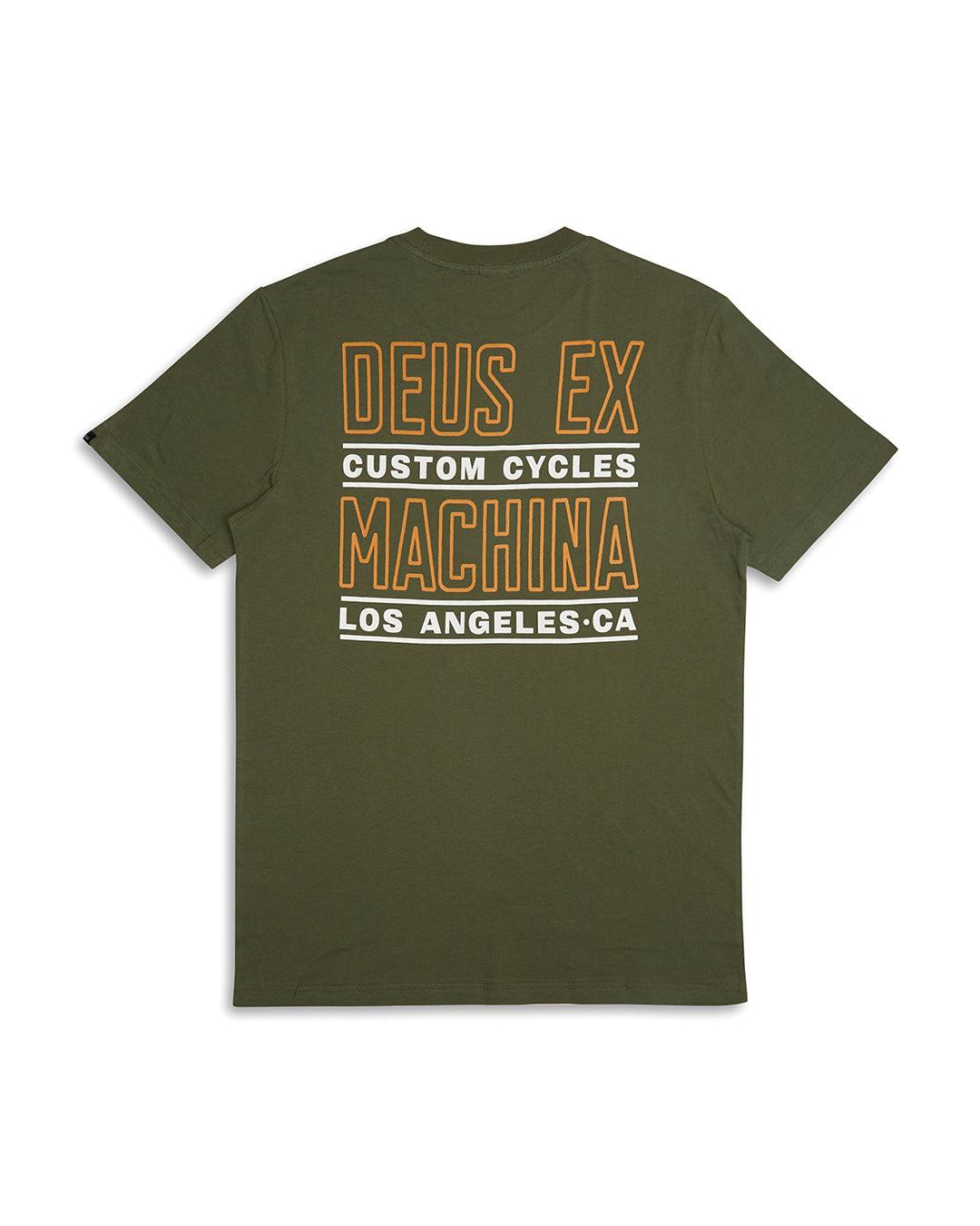 Polera Deus Ex Machina Beam Tee Graphic Verde Oliva