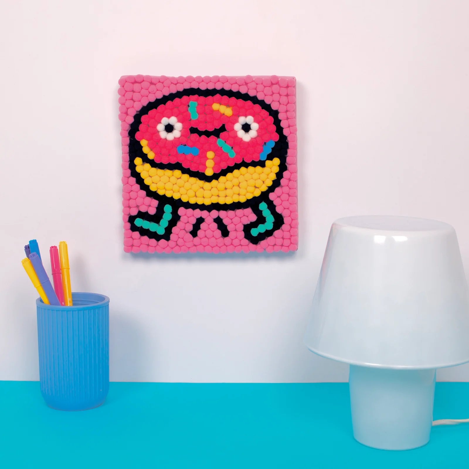 Pompom Donut Art