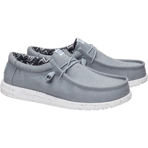 Zapatilla Wally Stretch Canvas Hombre - Light Grey