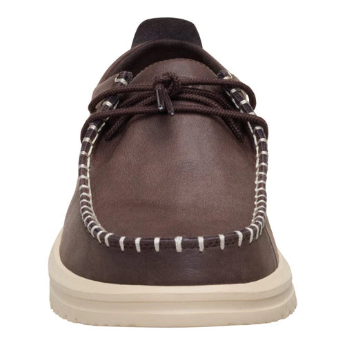 Zapatilla Wally NXT Moc Leather Hombre - Mole Brown/Wood Ash