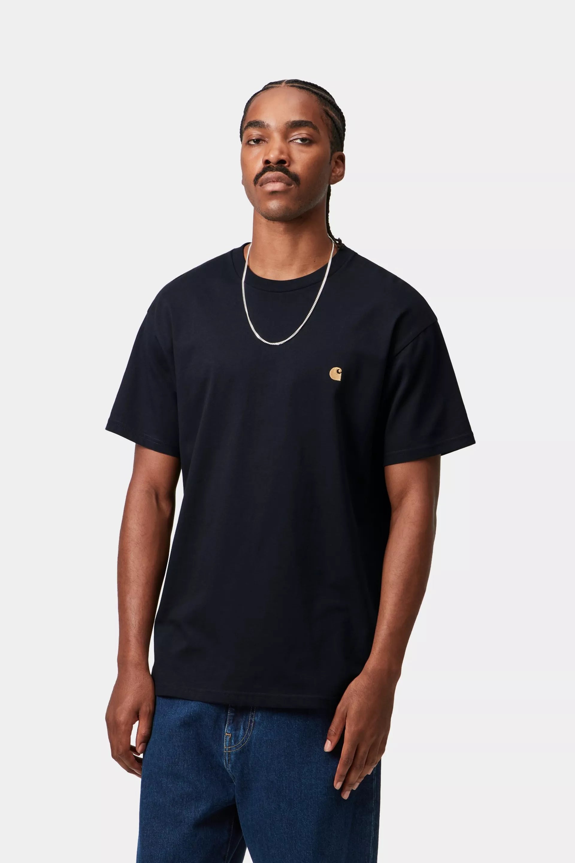 S/S Chase T-Shirt Dark Navy / Gold