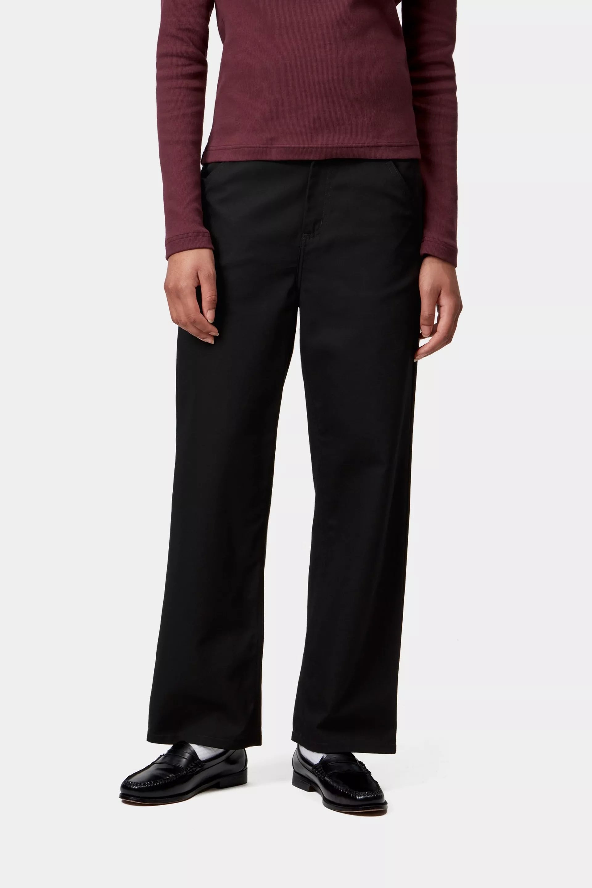 W' Simple Pant Black