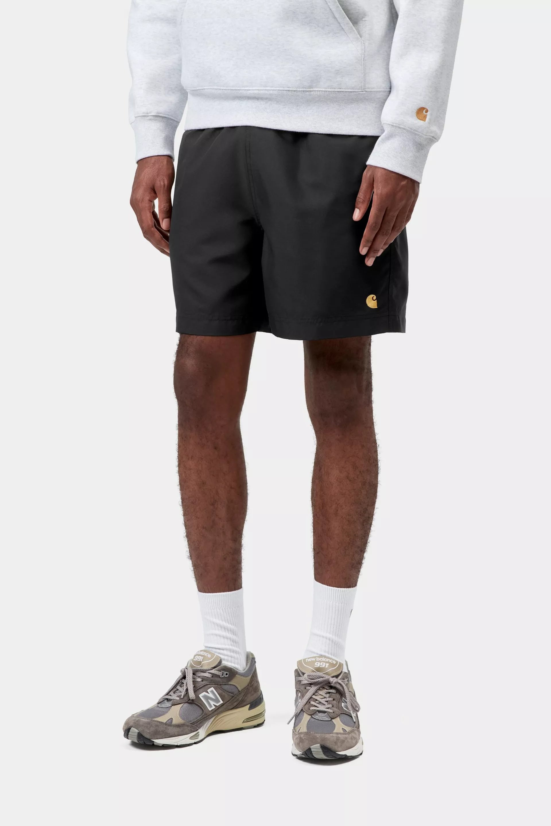 Chase Swim Trunks Black / Gold