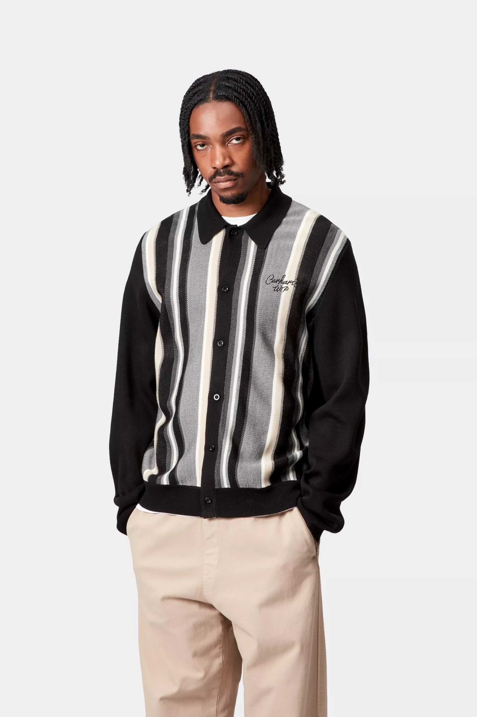 Bainter Cardigan Bainter Stripe, Graphite