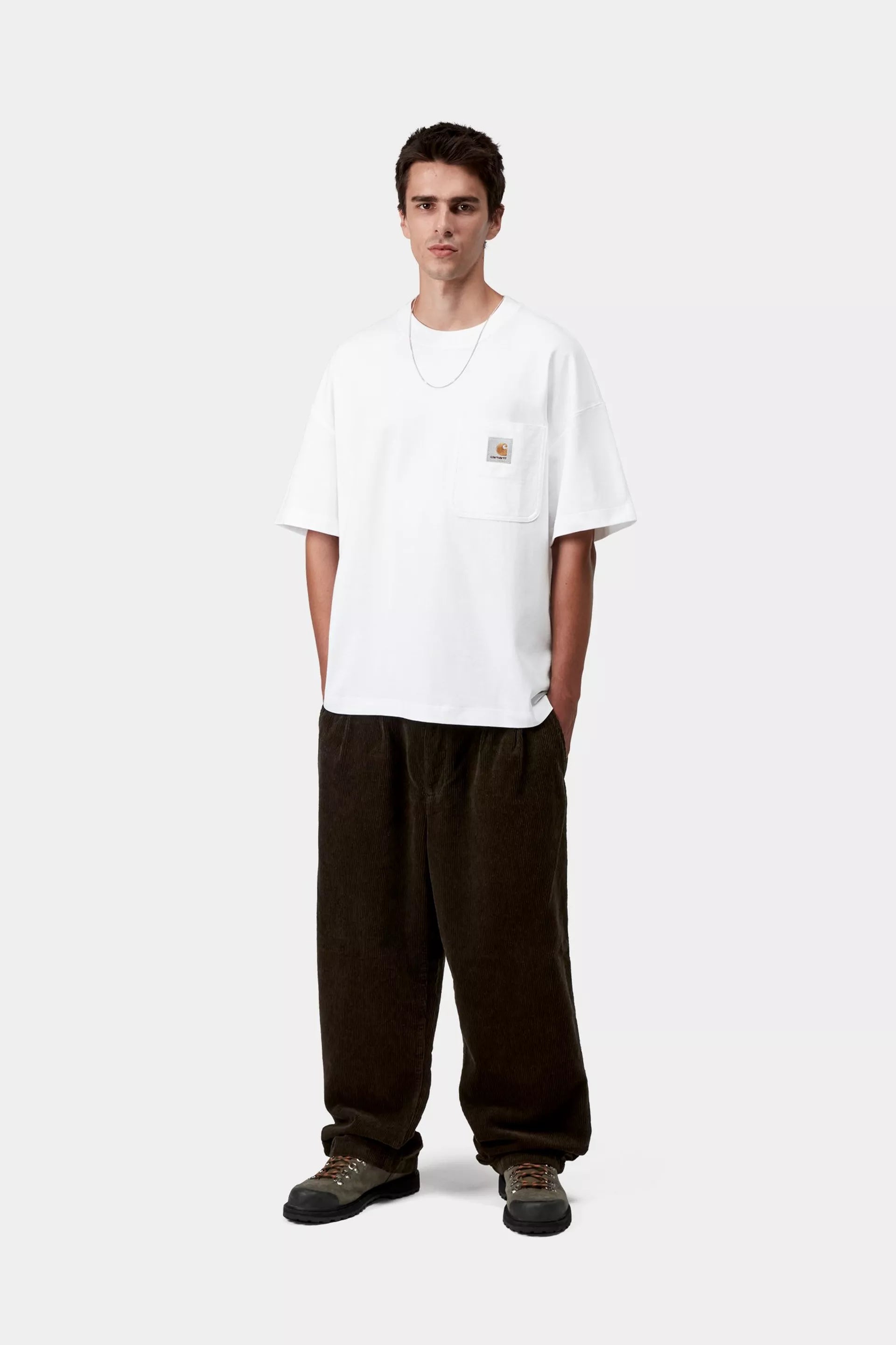 S/S Work Pocket T-Shirt White